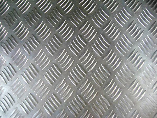 Alloy 3105 Aluminium Chequered Sheet 5-Bar Pattern 4'x8'x5.0mm
