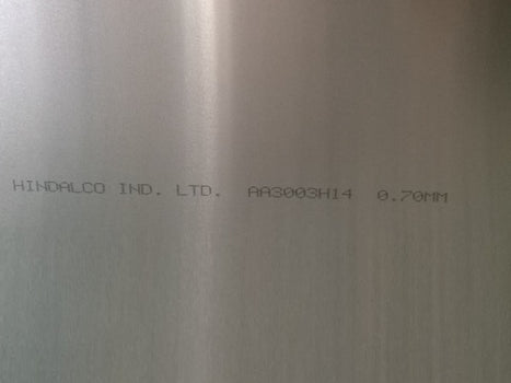 Alloy 3003 Aluminium Plain Sheet 4' x 8' x 4.0mm