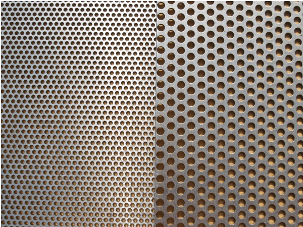 Stainless Steel Perforated Sheet 2mm Hole 4mm Pitch  4'x8'x0.7mm