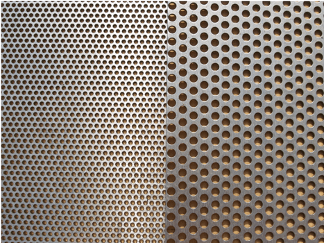 Stainless Steel Perforated Sheet 2mm Hole 4mm Pitch  4'x8'x0.7mm